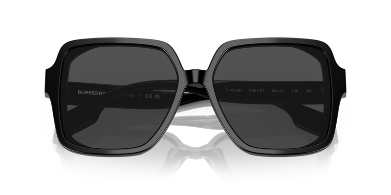 Burberry BE4379D in Black / Dark Grey (300187) - Side View