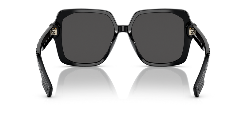 Burberry BE4379D in Black / Dark Grey (300187) - Temple Detail