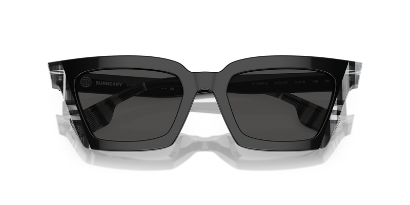 Burberry BRIAR in Black/Check White Black - Alternate View