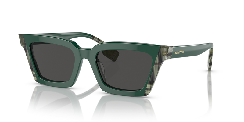 Burberry BRIAR in Green/Check Green - Alternate View