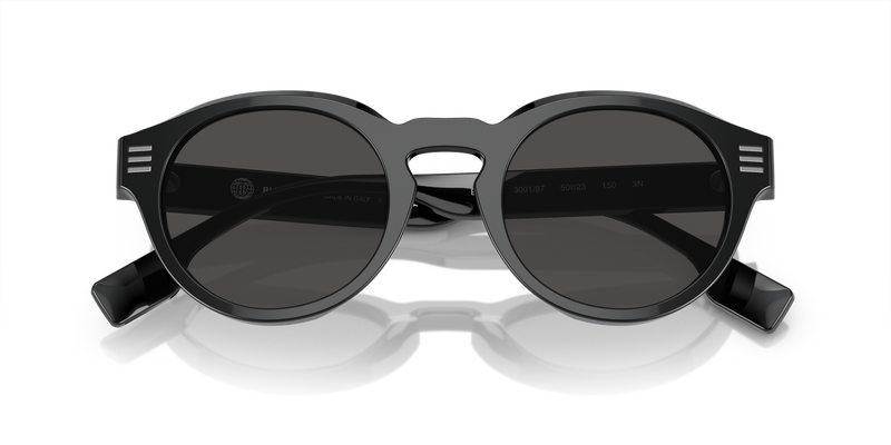 Burberry BE4404 in Black / Dark Grey (300187) - Side View