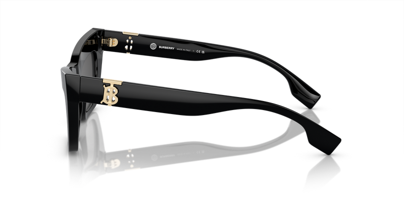 Burberry BE4405F in Black / Dark Grey (300187) - Back View
