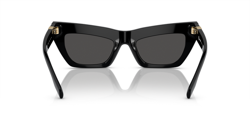 Burberry BE4405F in Black / Dark Grey (300187) - Temple Detail