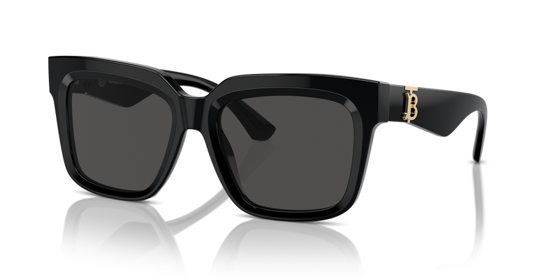Burberry BE4419F in Black / Dark Grey (300187) - Front View