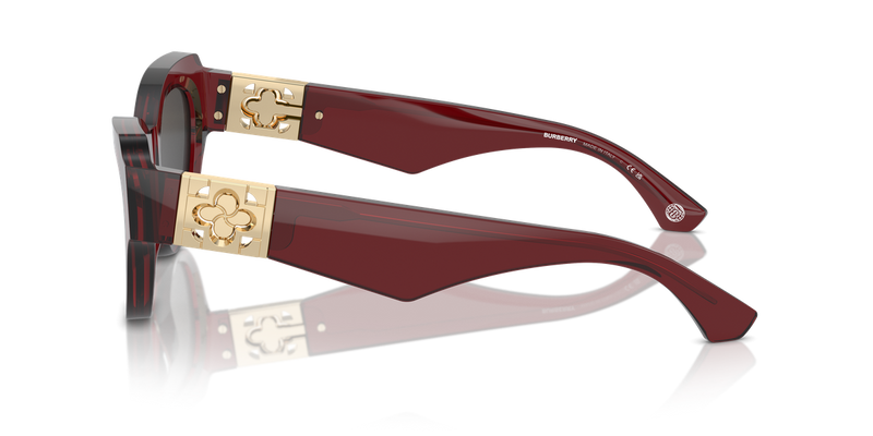 Burberry BE4423 in Bordeaux / Dark Grey (412887) - Alternate View