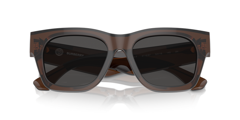 Burberry BE4424F in Brown / Dark Grey (411687) - Side View