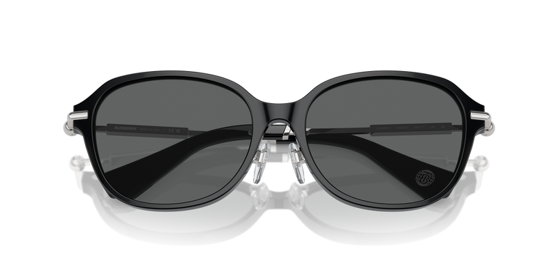 Burberry BE4429D in Black / Dark Grey (300187) - Side View