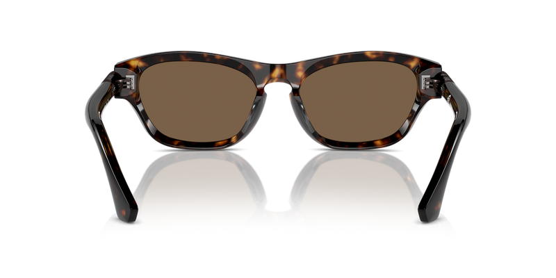 Burberry BE4430U in Dark Havana / Dark Brown (300273) - Temple Detail