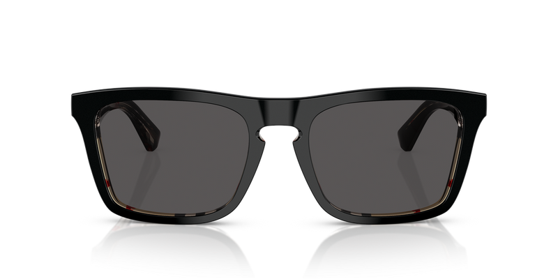 Burberry BE4434F in Top Black On Vintage Check / Dark Grey (412187) - Alternate View