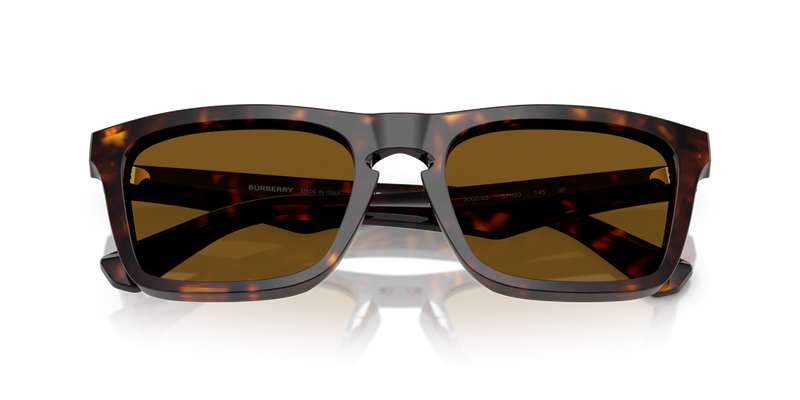 Burberry BE4434 in Dark Havana / Dark Brown Polarized (300283) - Alternate View