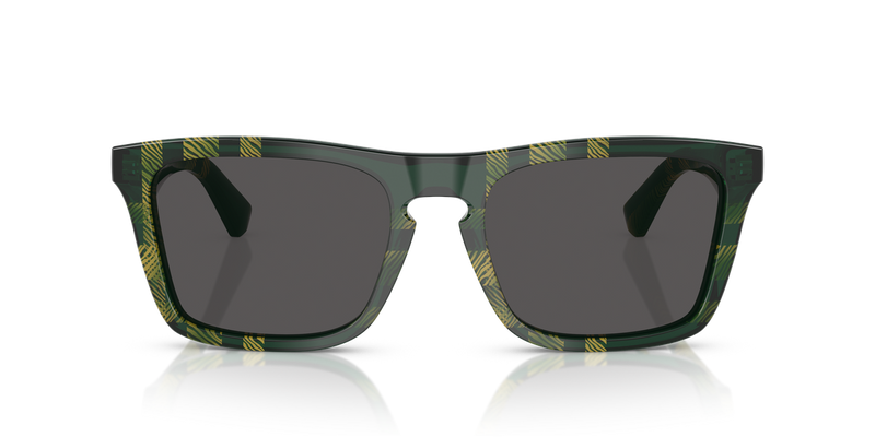 Burberry BE4434 in Check Green / Dark Grey (412587) - Alternate View