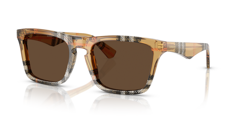 Burberry BE4434 in Check Sand / Dark Brown (414673) - Alternate View
