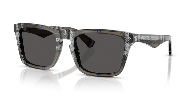 Burberry BE4434 in Check Lichen / Dark Grey (414787) - Alternate View