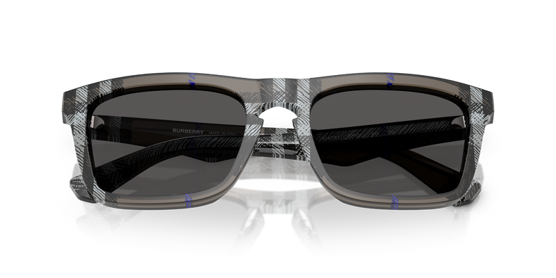 Burberry BE4434 in Check Lichen / Dark Grey (414787) - Alternate View