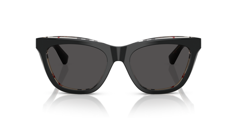 Burberry BE4435F in Top Black On Vintage Check / Dark Grey (412187) - Alternate View