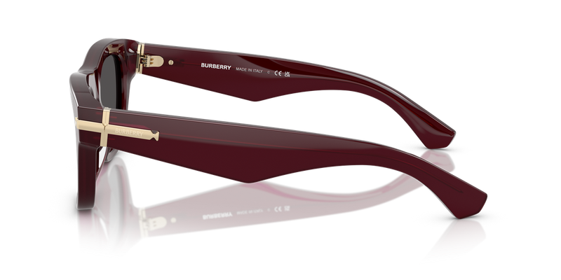 Burberry BE4438U in Bordeaux / Dark Grey (326587) - Alternate View
