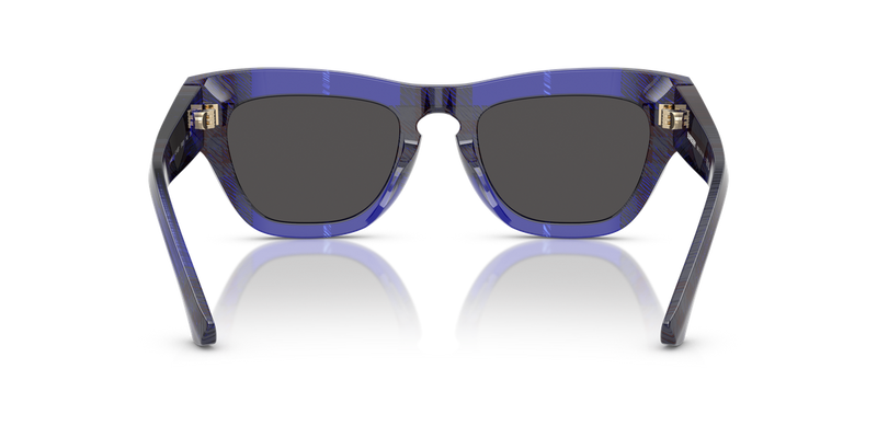 Burberry BE4440U in Check Blue / Dark Grey (411487) - Alternate View