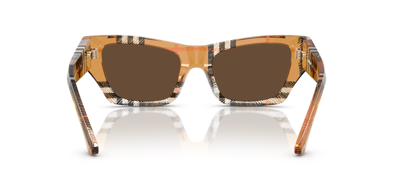 Burberry BE4441U in Check Sand / Dark Brown (414673) - Alternate View