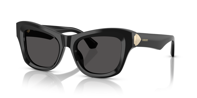 Burberry BE4442U in Black / Dark Grey (300187) - Front View