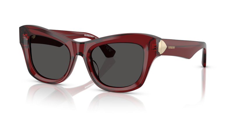 Burberry BE4442U in Bordeaux / Dark Grey (412887) - Alternate View