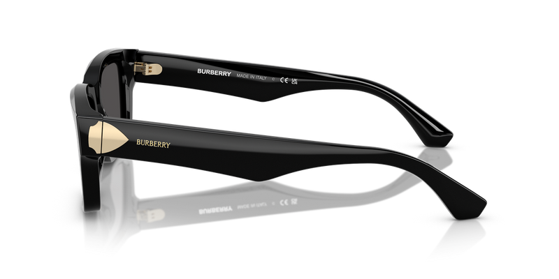 Burberry BE4443 in Black / Dark Grey (300187) - Back View