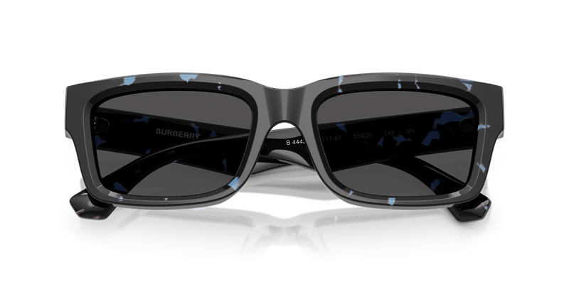 Burberry BE4443 in Blue Havana / Dark Grey (411187) - Alternate View
