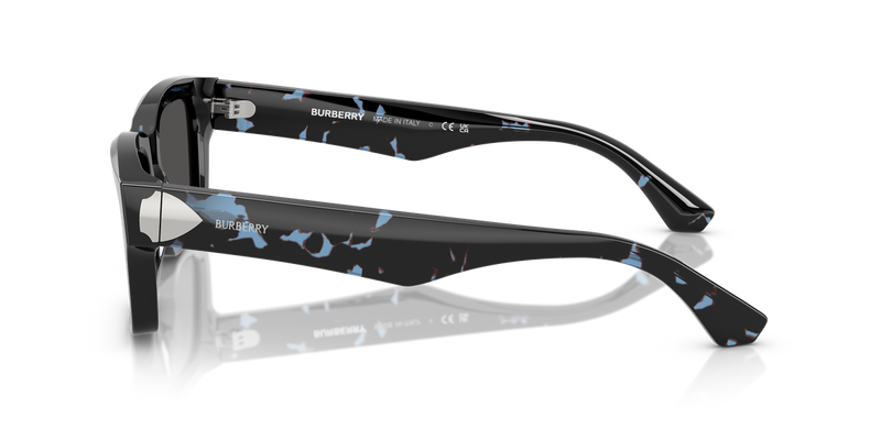 Burberry BE4443 in Blue Havana / Dark Grey (411187) - Alternate View