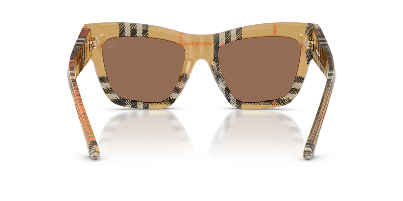 Burberry BE4449 in Check Sand / Dark Brown (414673) - Alternate View