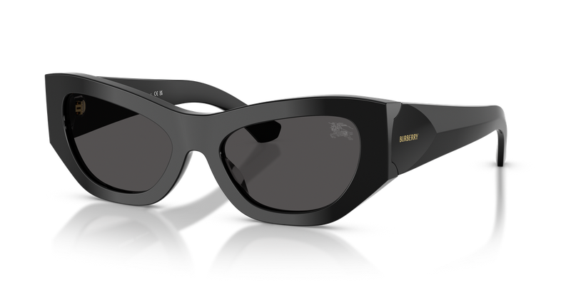 Burberry BE4450U in Black / Dark Grey (300187) - Front View