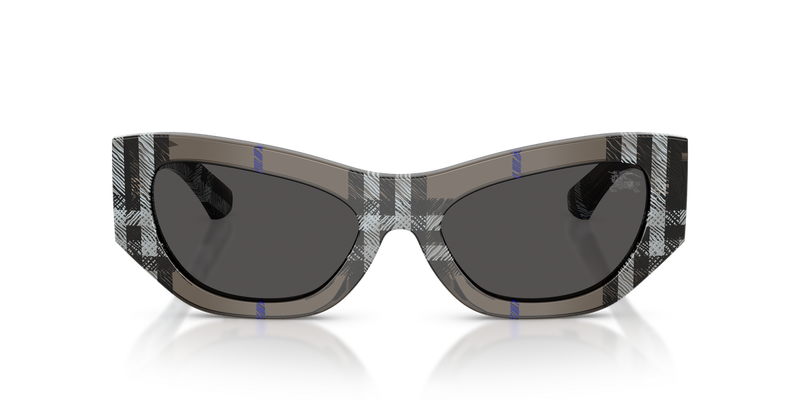 Burberry BE4450U in Check Lichen / Dark Grey (414787) - Alternate View