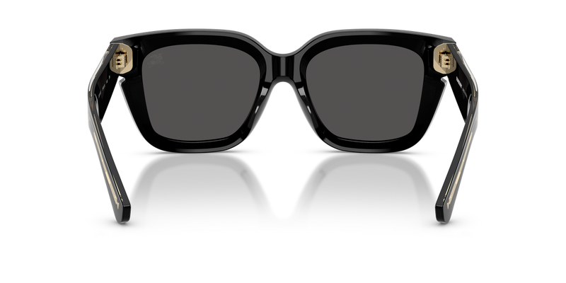 Burberry BE4453 in Black / Dark Grey (300187) - Temple Detail