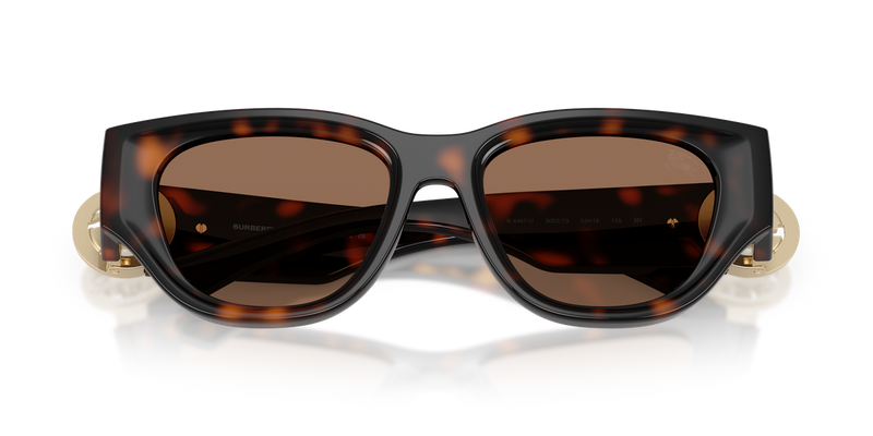 Burberry BE4467U in Dark Havana / Dark Brown (300273) - Alternate View