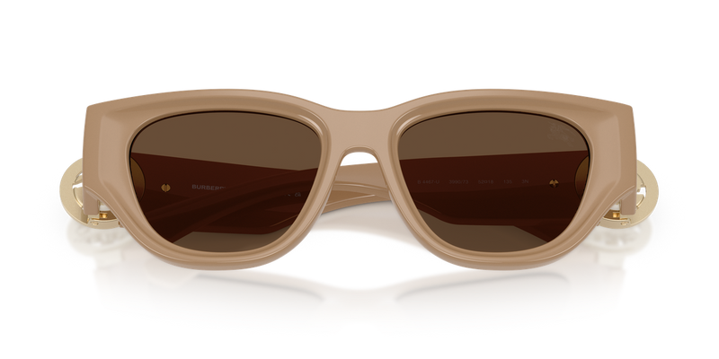 Burberry BE4467U in Beige / Dark Brown (399073) - Alternate View