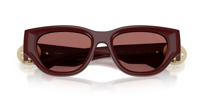 Burberry BE4467U in Bordeaux / Dark Violet (411969) - Alternate View