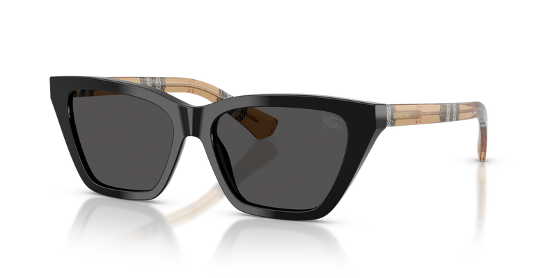 Burberry BE4468F in Black - Front View