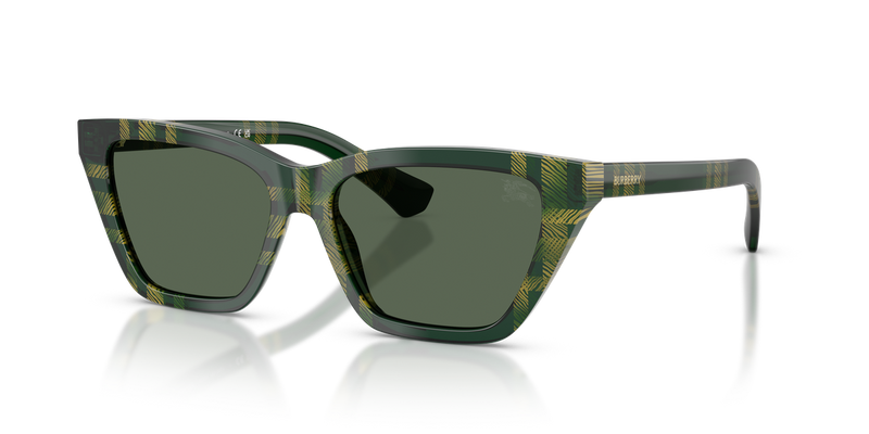 Burberry BE4468F in Check Green - Alternate View
