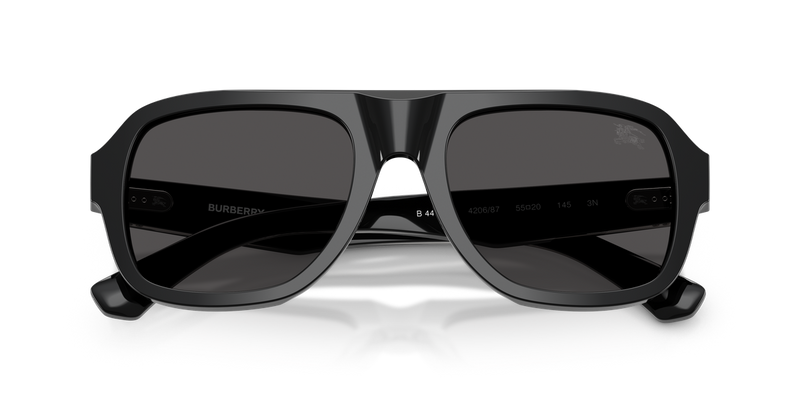 Burberry BE4478F in Black / Dark Grey (420687) - Alternate View