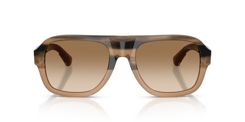 Burberry BE4478F in Striped Beige / Brown Gradient (420789) - Alternate View