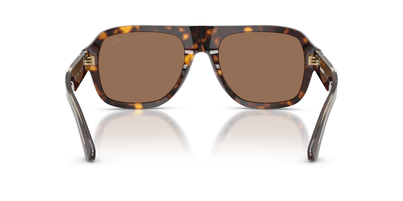 Burberry BE4478 in Dark Havana / Dark Brown (420573) - Temple Detail
