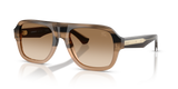 Striped Beige / Brown Gradient (420789)