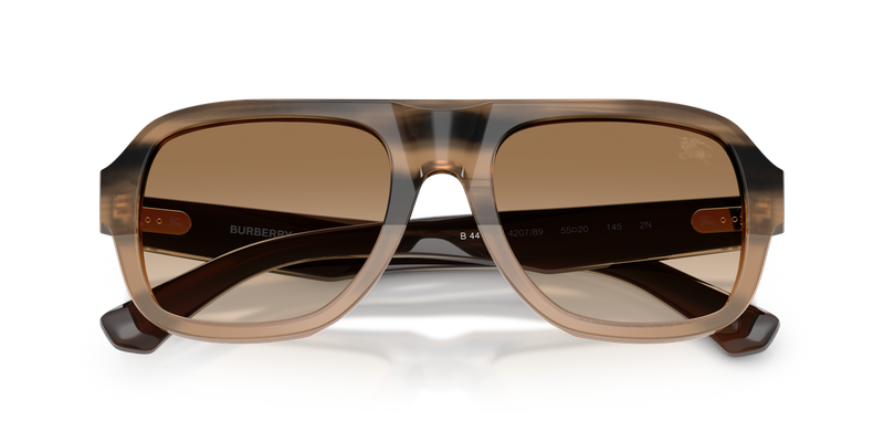 Burberry BE4478 in Striped Beige / Brown Gradient (420789) - Alternate View