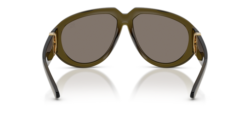 Burberry BE4479U in Green / Light Grey Mirror Silver (41946G) - Alternate View