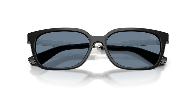 Burberry BE4481D in Black / Dark Blue Polarized (30012V) - Side View
