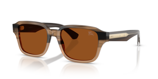 Burberry BE4484F - Striped Beige / Dark Brown (420773)