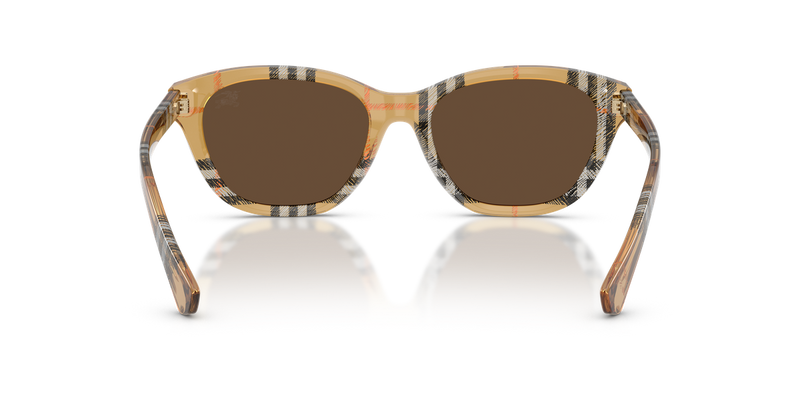 Burberry BE4486 in Check Sand - Temple Detail