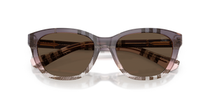 Check Gradient Rose / Solid Brown (422073)