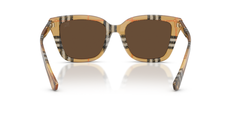 Burberry BE4487F in Check Sand - Temple Detail