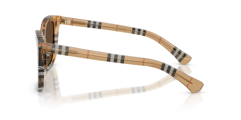 Burberry BE4487 in Check Sand - Back View