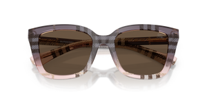 Check Gradient Rose / Solid Brown (422073)