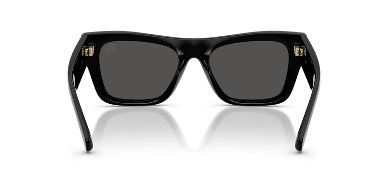 Burberry BE4490U in Black / Dark Grey (300187) - Temple Detail